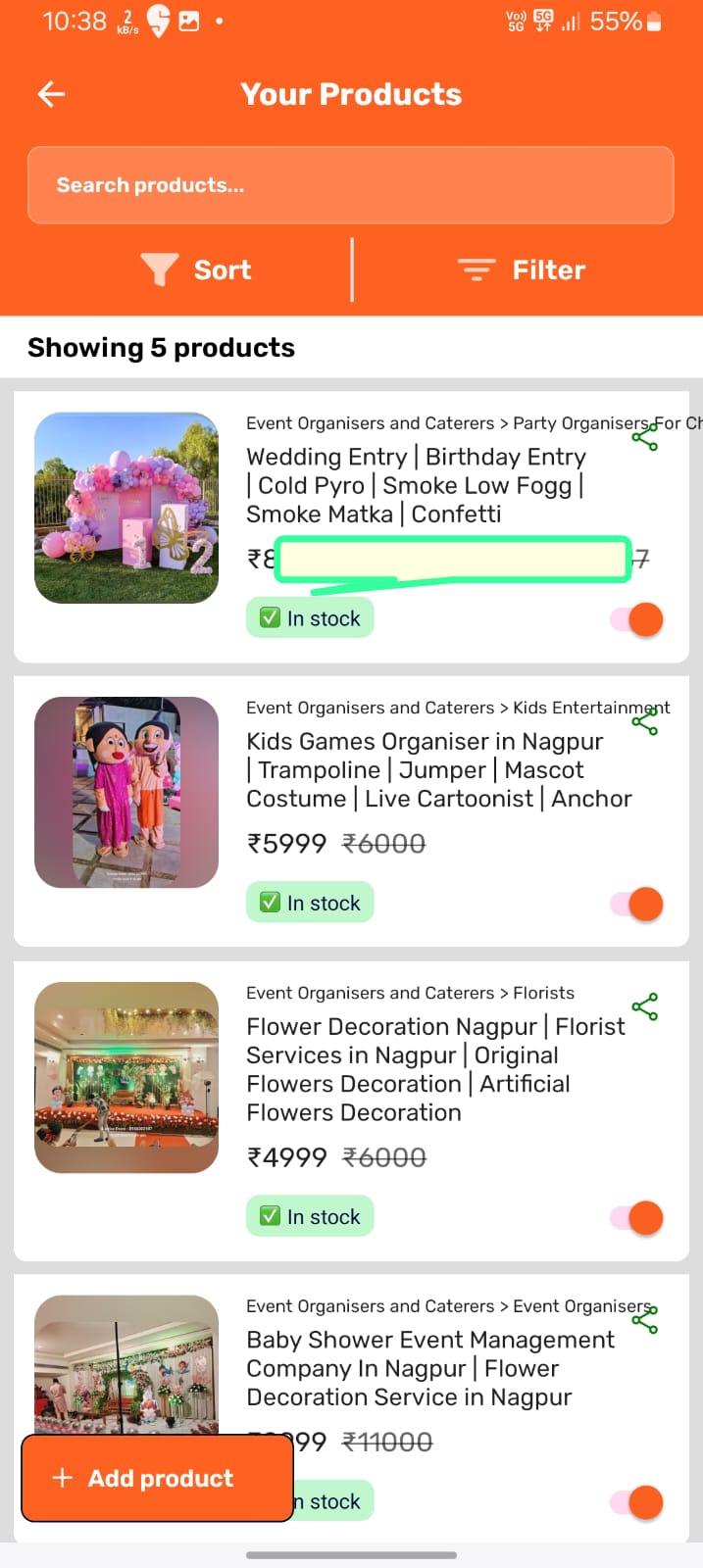 Sunrise Event Nagpur - Event Organisers and Decorators | Indus Appstore | Screenshot