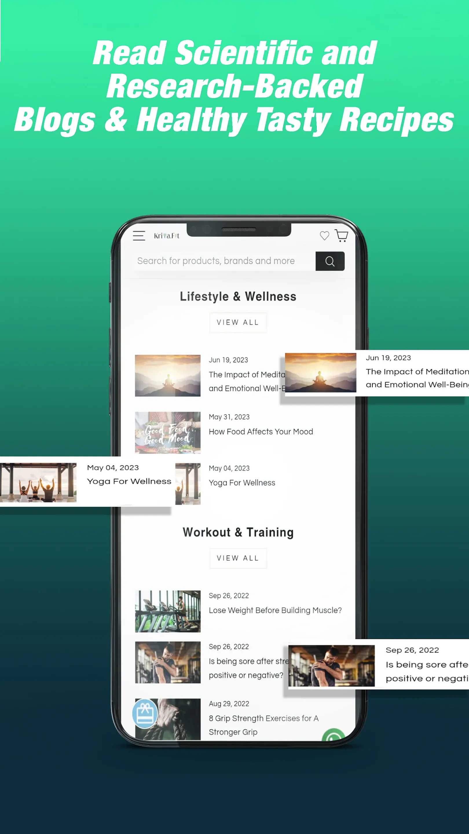 KriyaFit: Sports & Fitness Shopping App | Indus Appstore | Screenshot