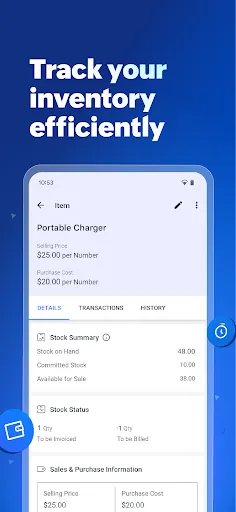 Accounting App - Zoho Books | Indus Appstore | Screenshot