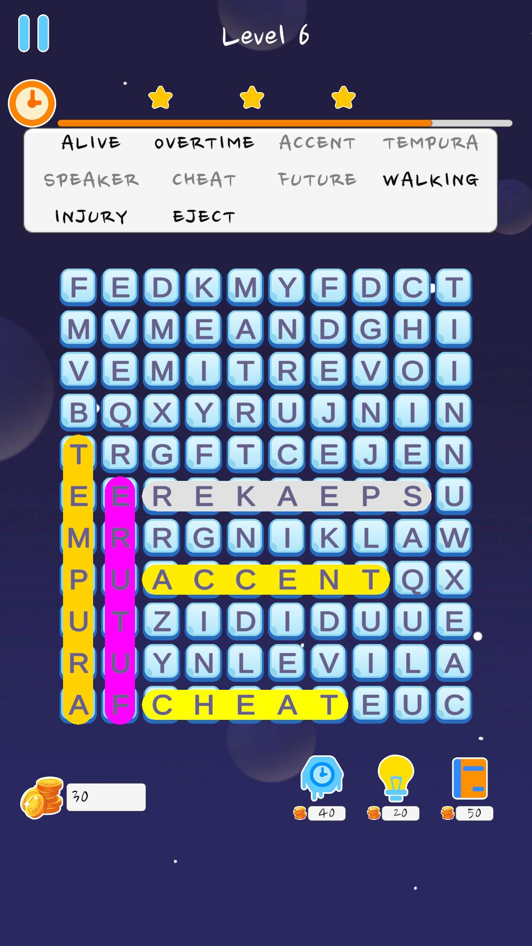 Phanis Word Search | Indus Appstore | Screenshot