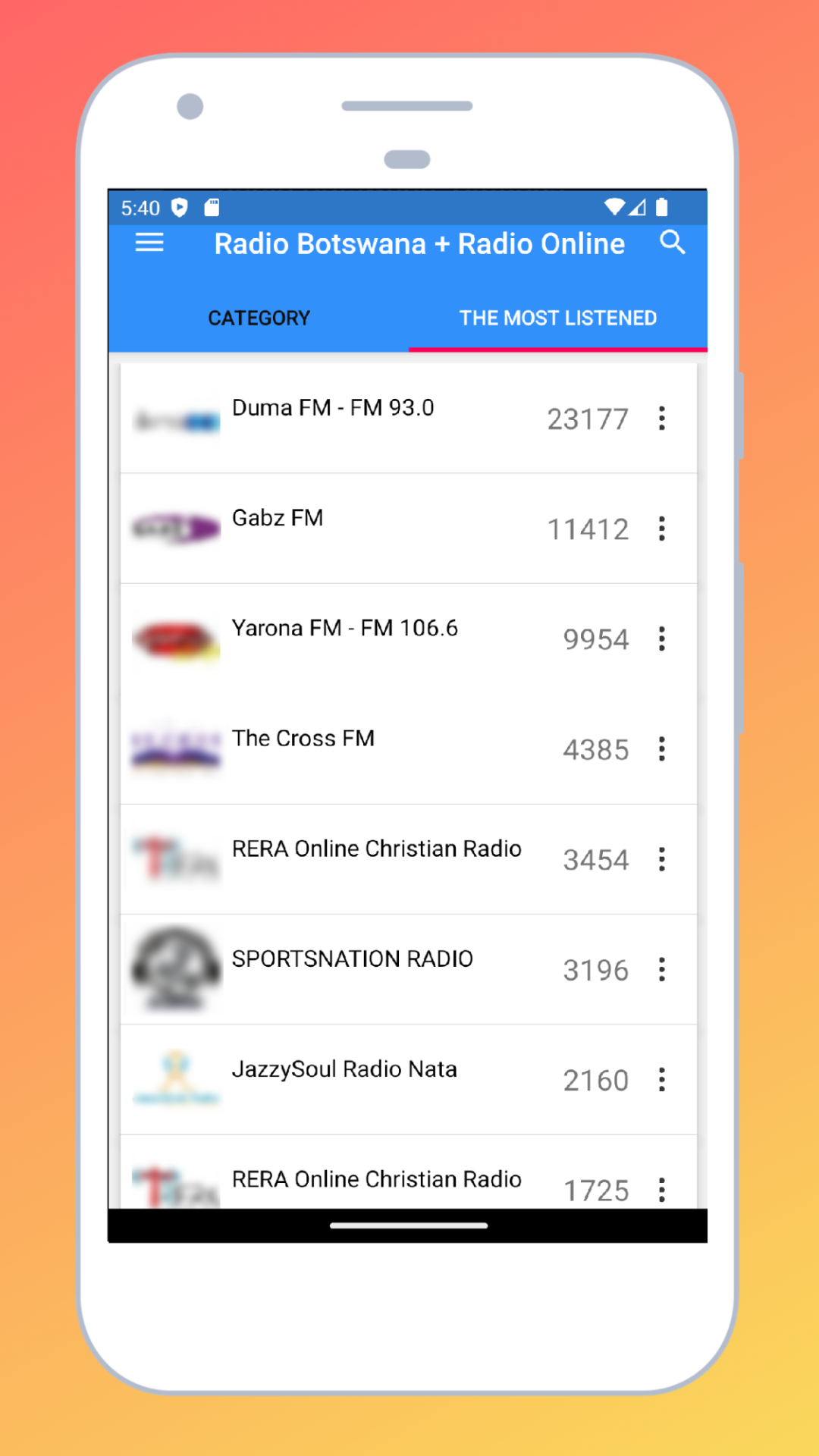 Radio Botswana + Radio Online | Indus Appstore | Screenshot