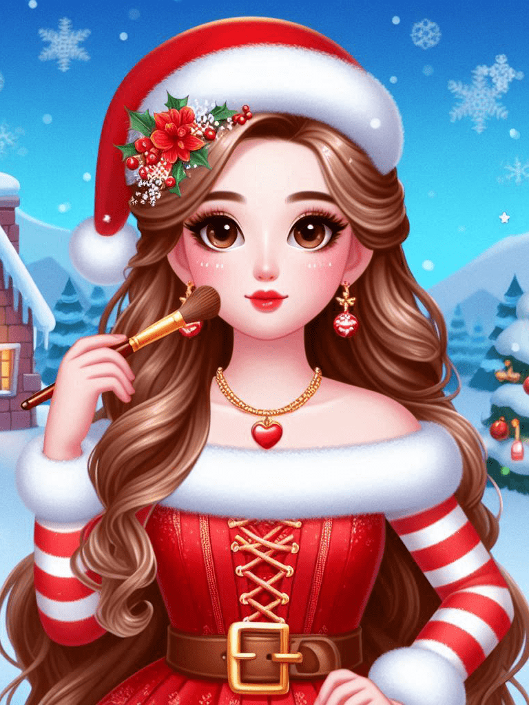 Christmas Dress Up Game For Girls - Christmas Games | Indus Appstore | Screenshot