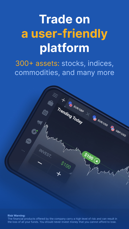 IQ Option –  Stock Market, Forex & ETFs Trading App | Indus Appstore | Screenshot