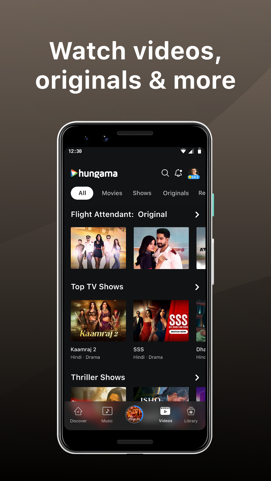 Hungama: Movies Music Podcasts | Indus Appstore | Screenshot