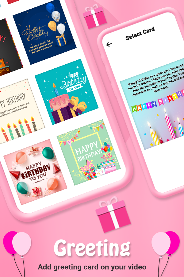 Birthday Video Maker | Indus Appstore | Screenshot