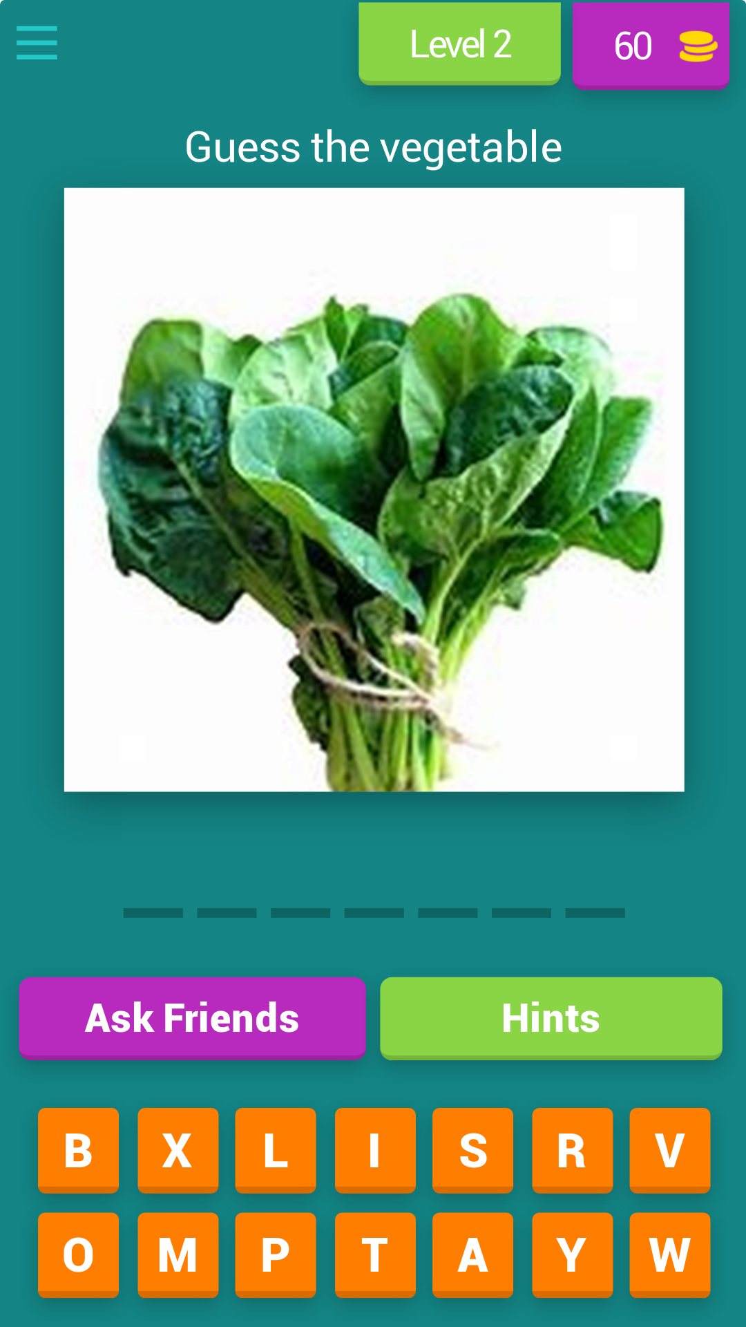 Vegetable Trivia: Guess the quiz | Indus Appstore | Screenshot