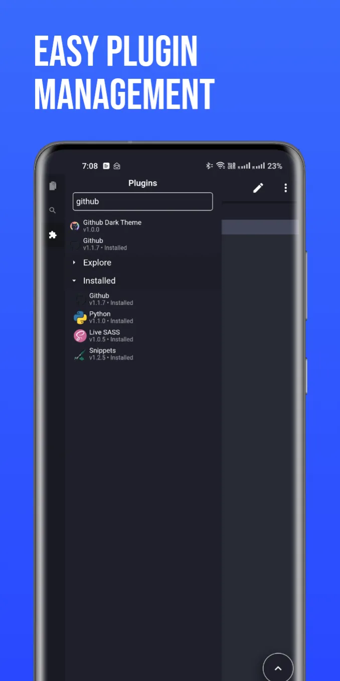 Acode - powerful code editor for Android | Indus Appstore | Screenshot