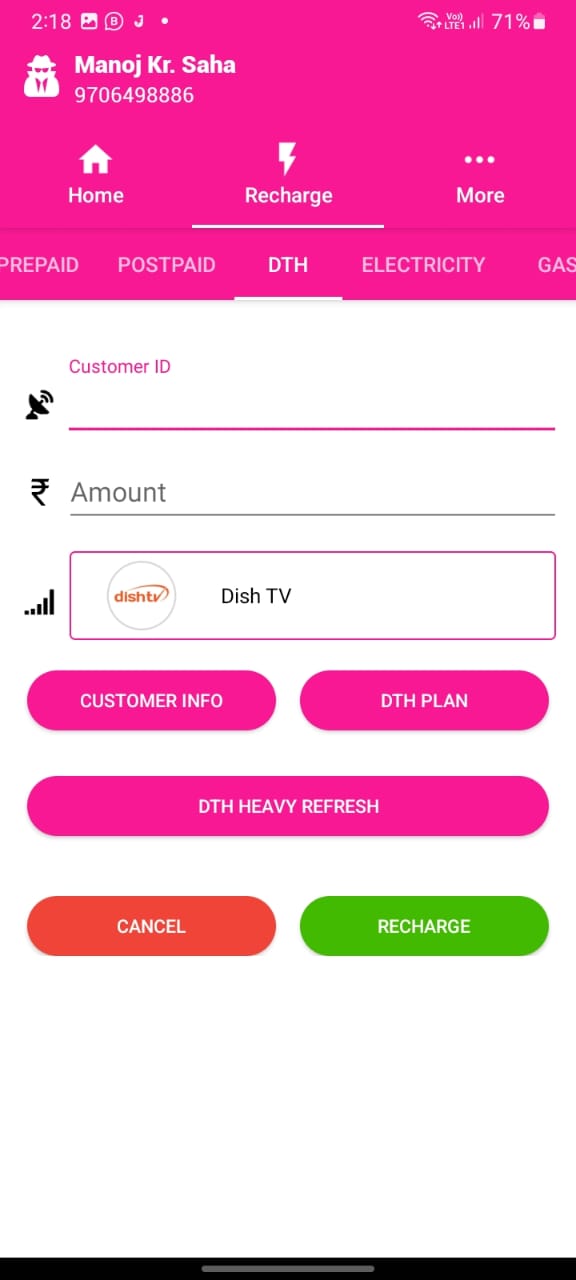 My Saha Recharge | Indus Appstore | Screenshot