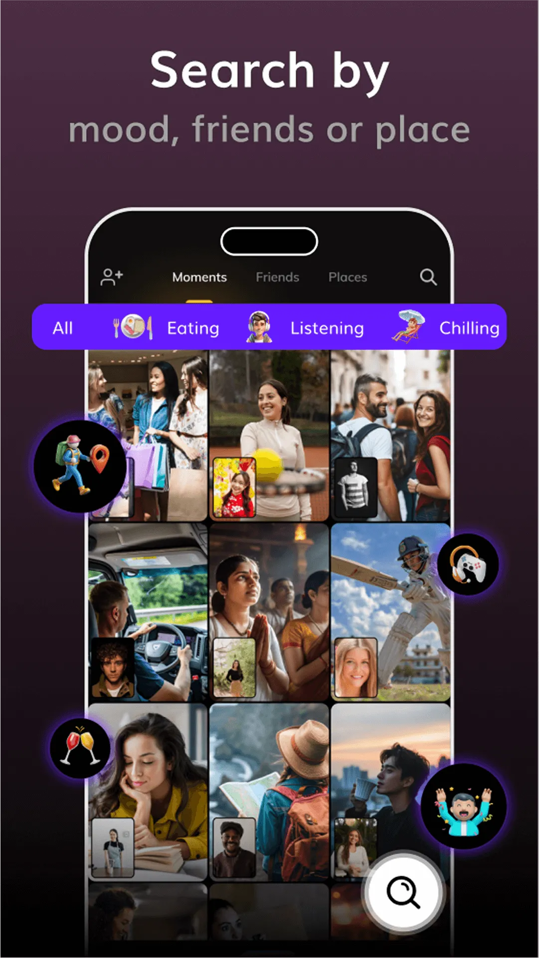 Currently - Friend's Moments | Indus Appstore | Screenshot
