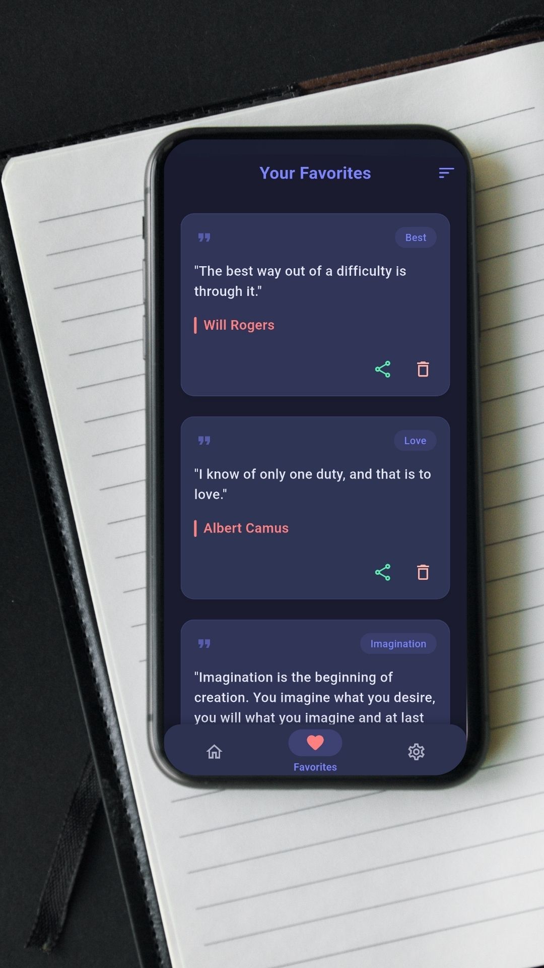 DailyBoost: Quotes & Mood Booster | Indus Appstore | Screenshot