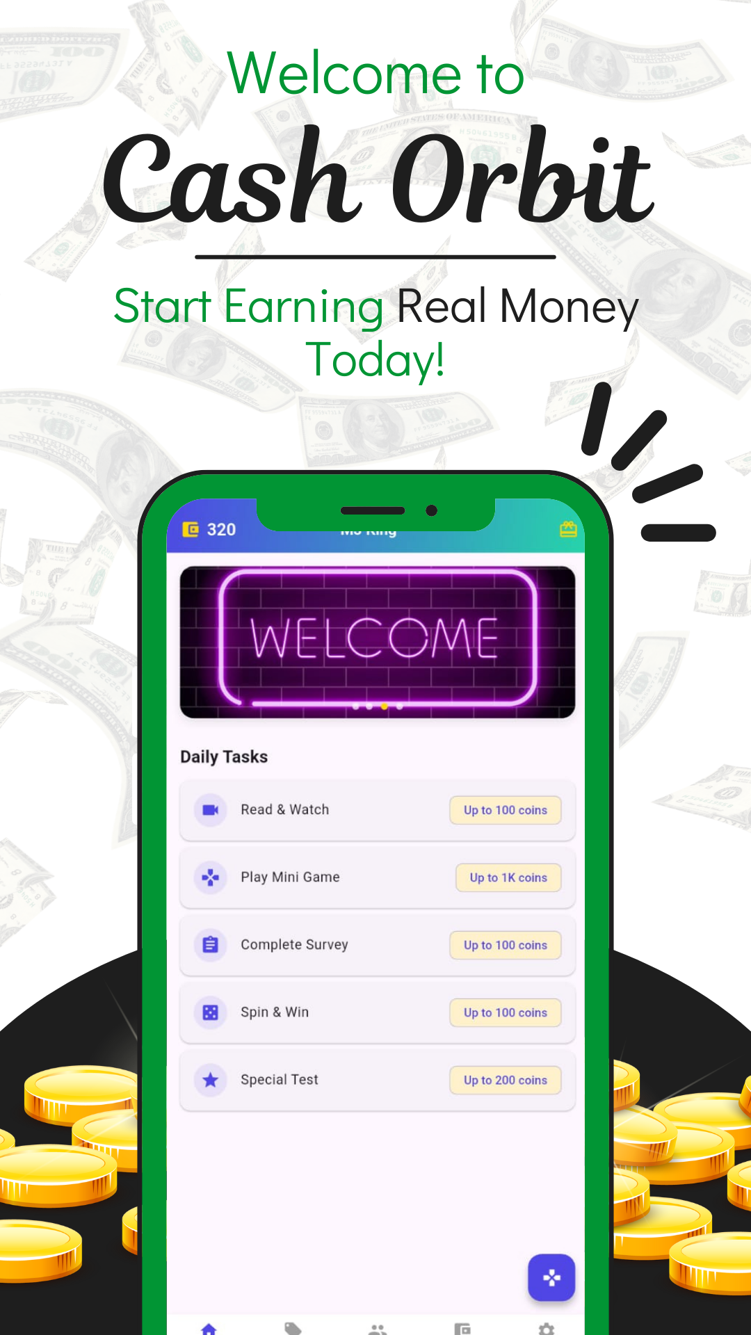 CashOrbit -Games & Earn Daily Rewards  | Indus Appstore | Screenshot