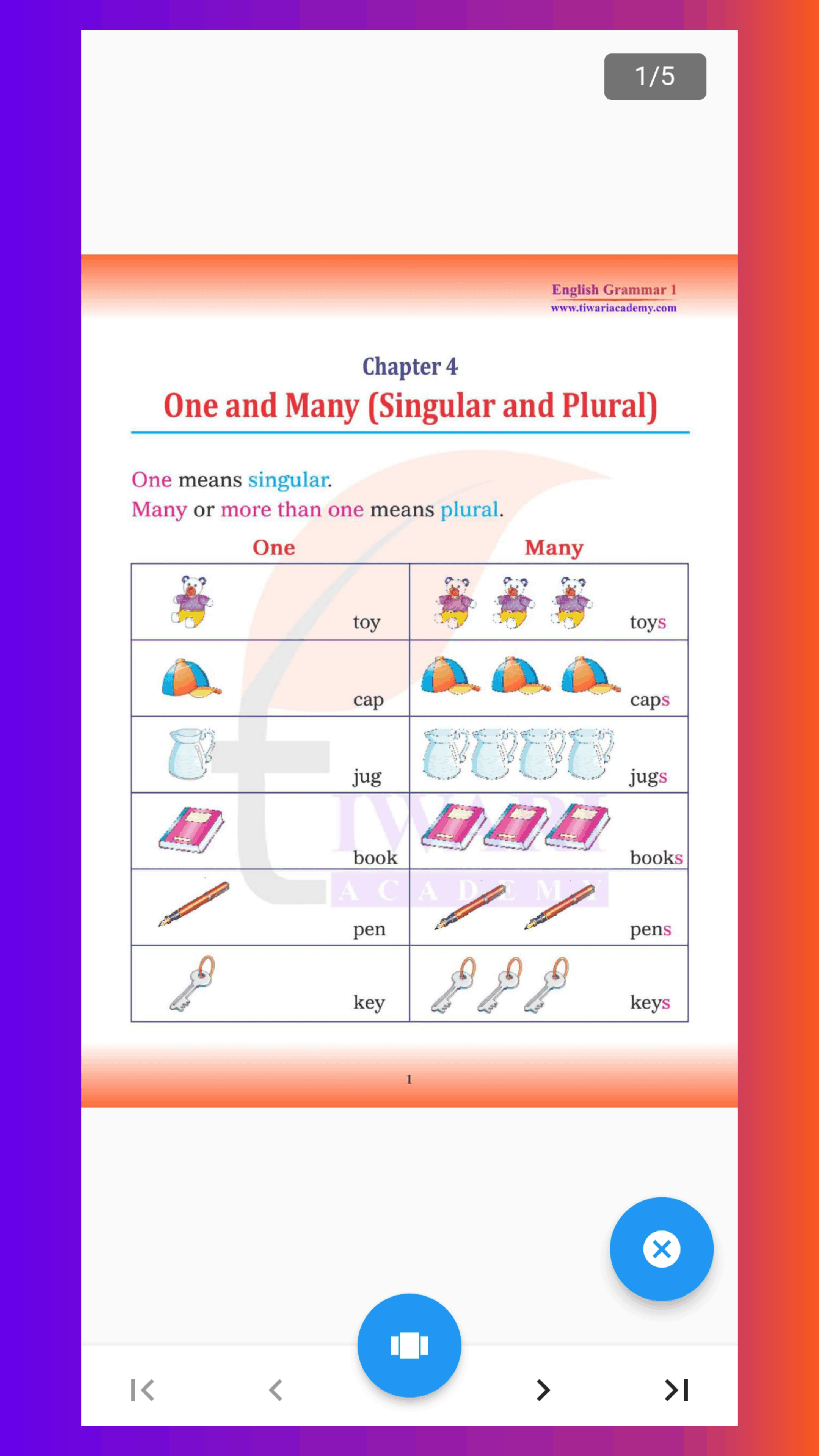 Class 1 all Subjects Solutions | Indus Appstore | Screenshot