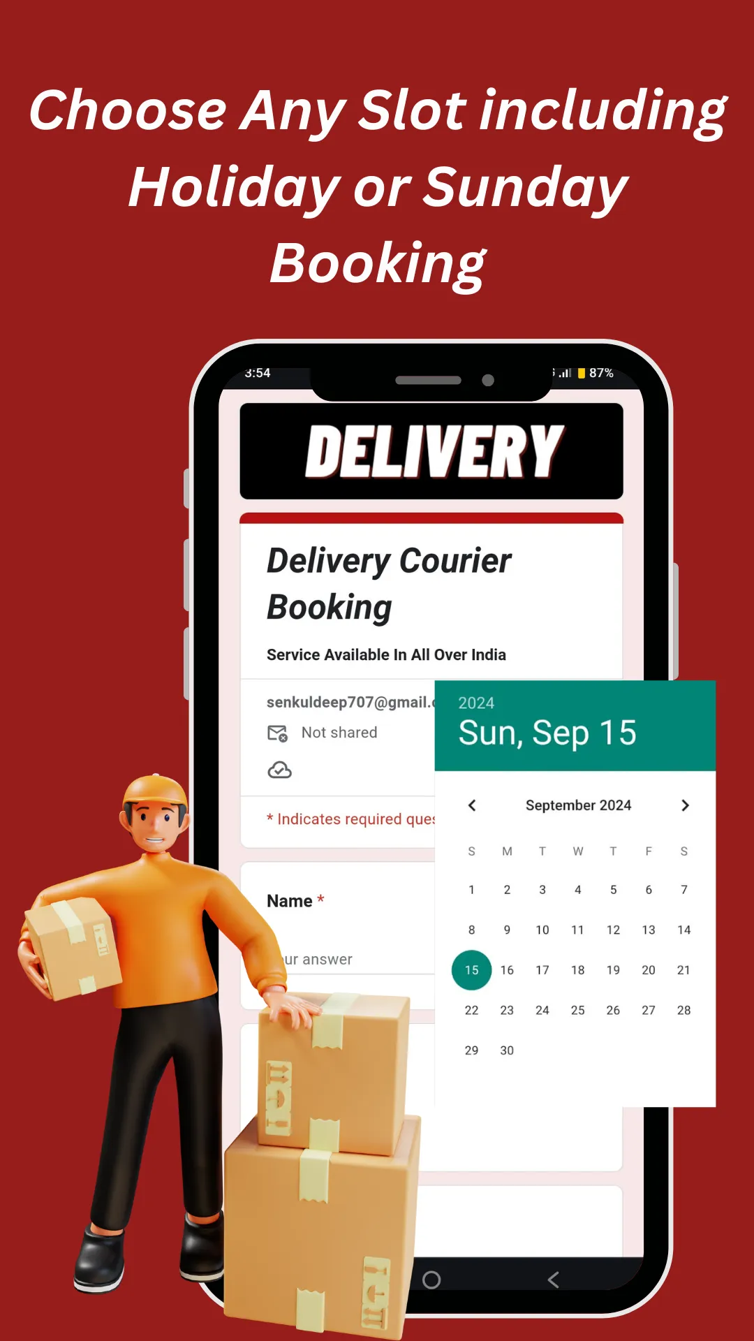 Delivery Courier - Booking | Indus Appstore | Screenshot