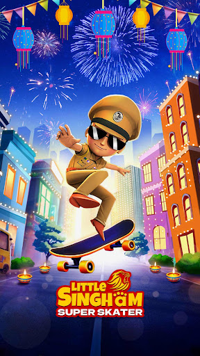 Little Singham Super Skater | Indus Appstore | Screenshot