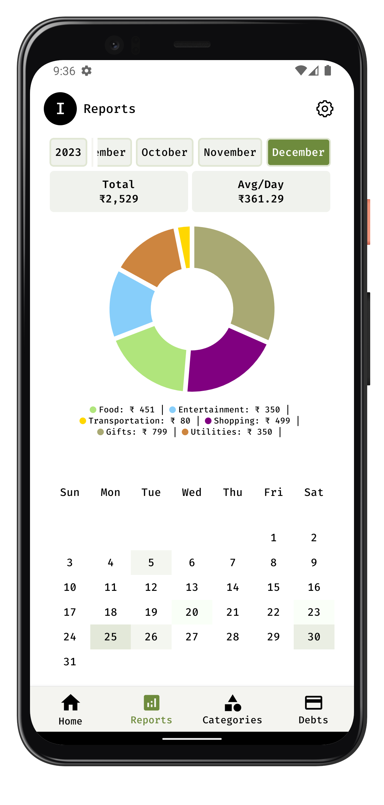 zero - Minimal Expense Tracker | Indus Appstore | Screenshot