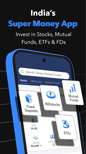 INDmoney: Stocks, Mutual Funds | Indus Appstore | Screenshot