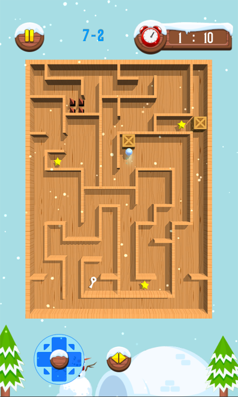 Maze and Snow Ball | Indus Appstore | Screenshot