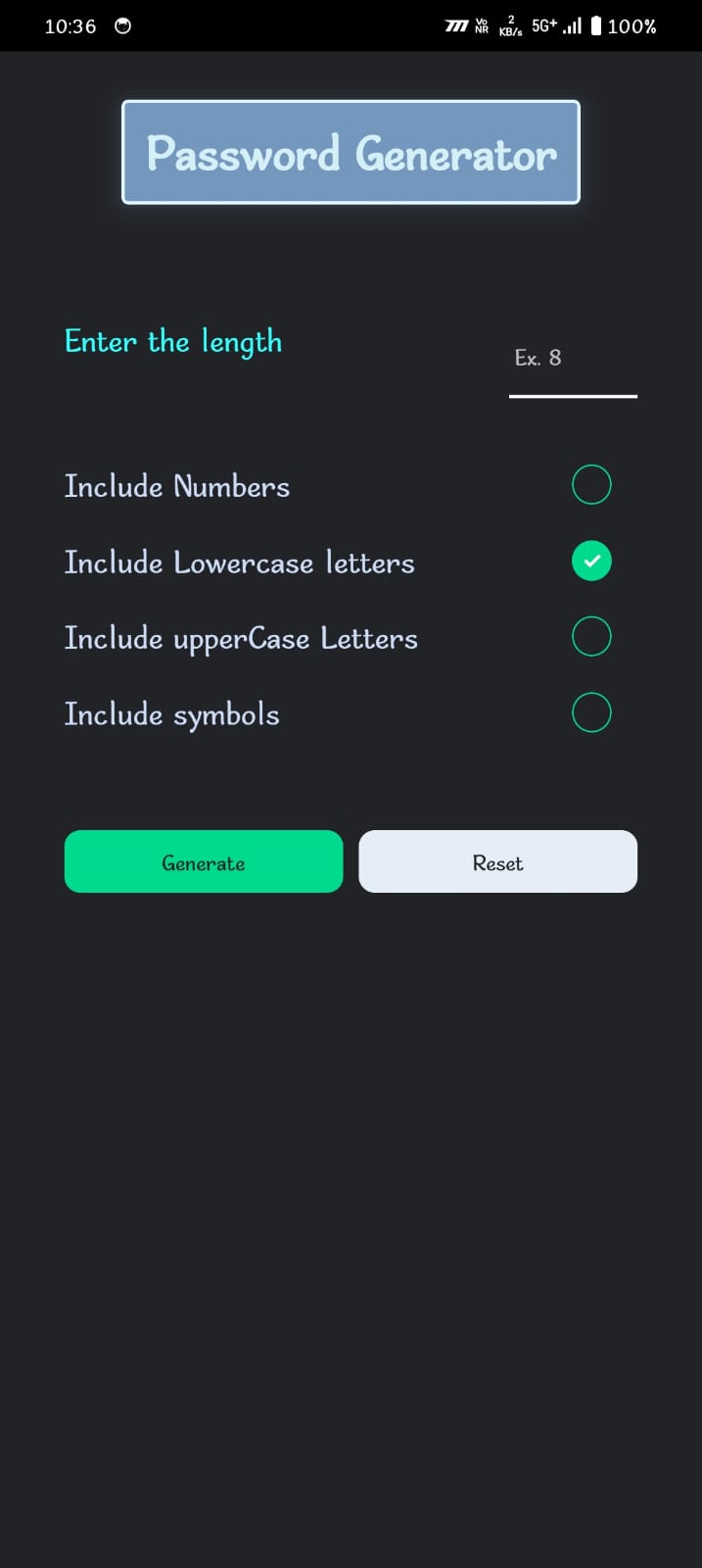 Password-Generator | Indus Appstore | Screenshot