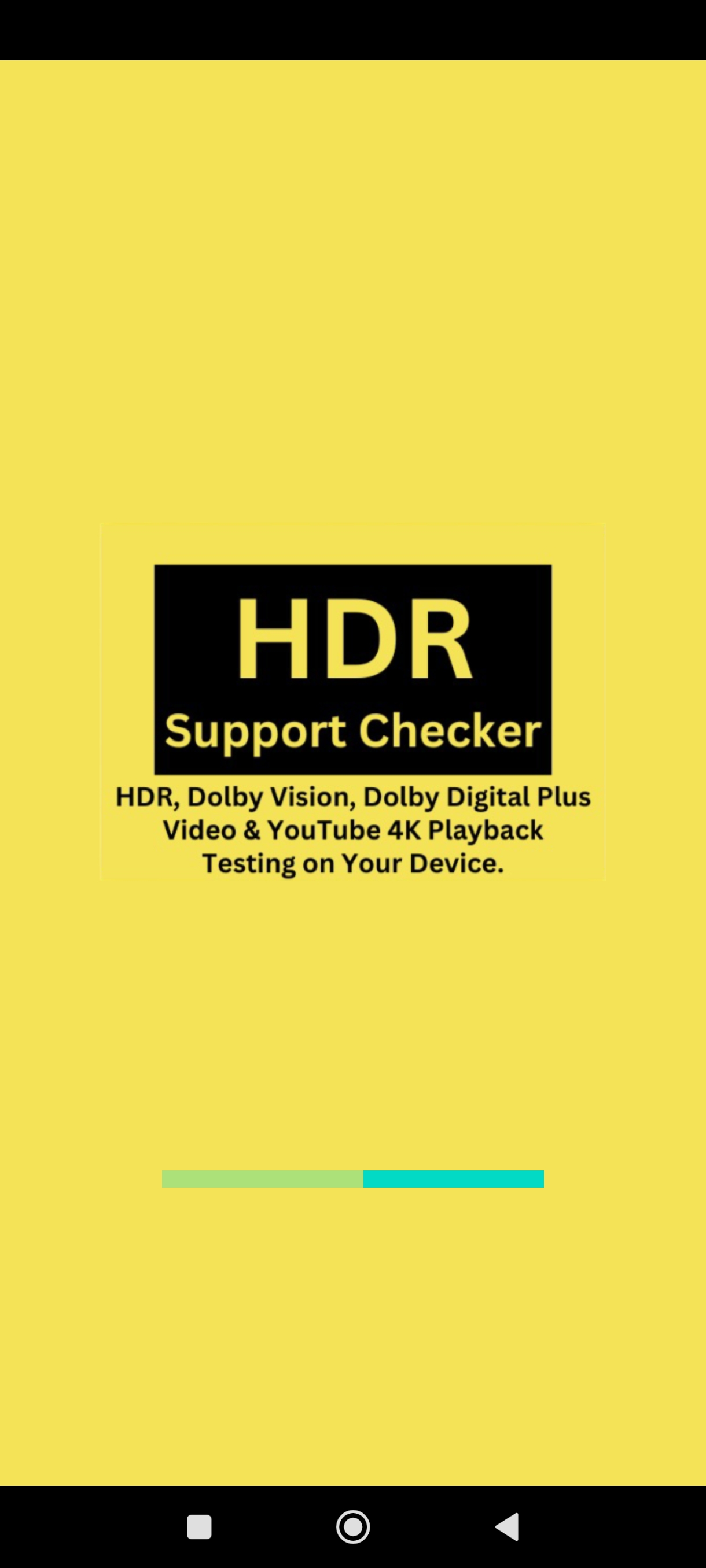 HDR Support Checker | Indus Appstore | Screenshot