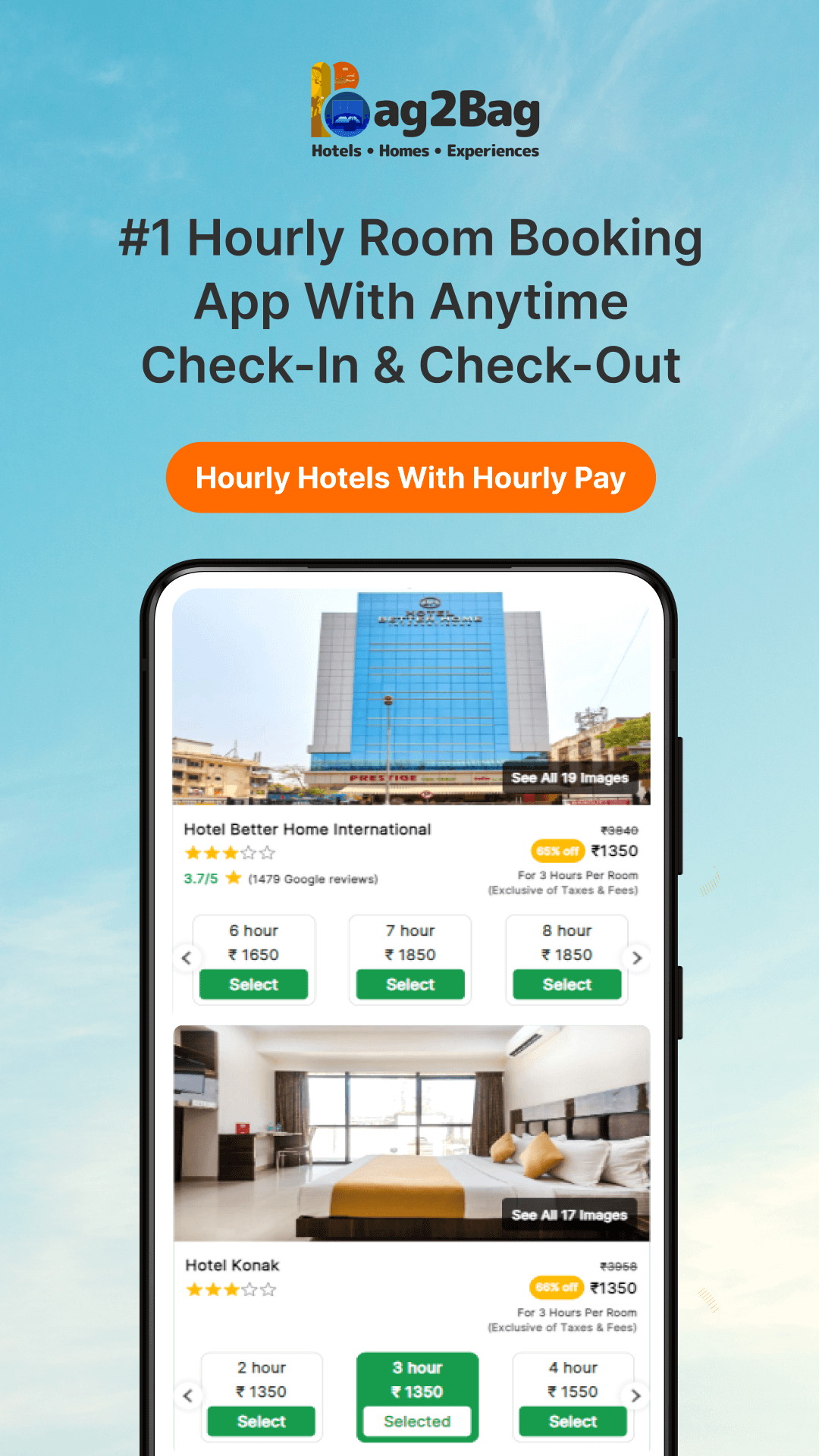 Bag2Bag Hotel Booking App | Indus Appstore | Screenshot