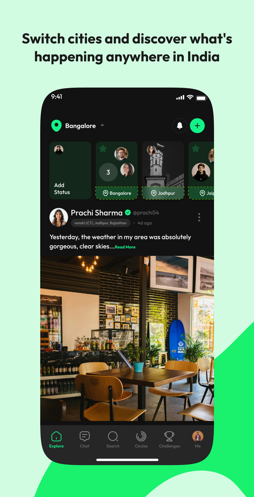 Nyburs: Hyperlocal Social App | Indus Appstore | Screenshot