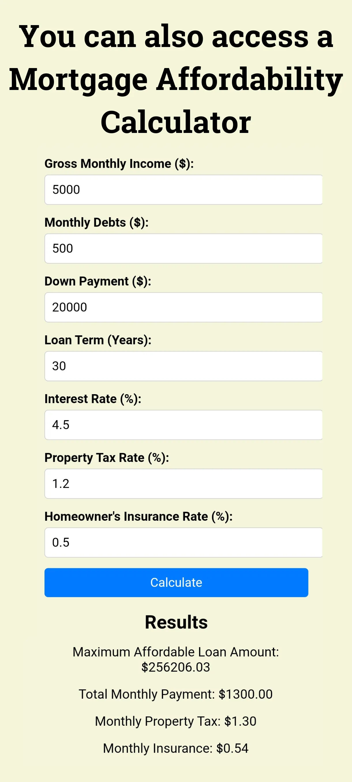 Mortgage Calculator - Payment, Loan and interest Calculator | Indus Appstore | Screenshot