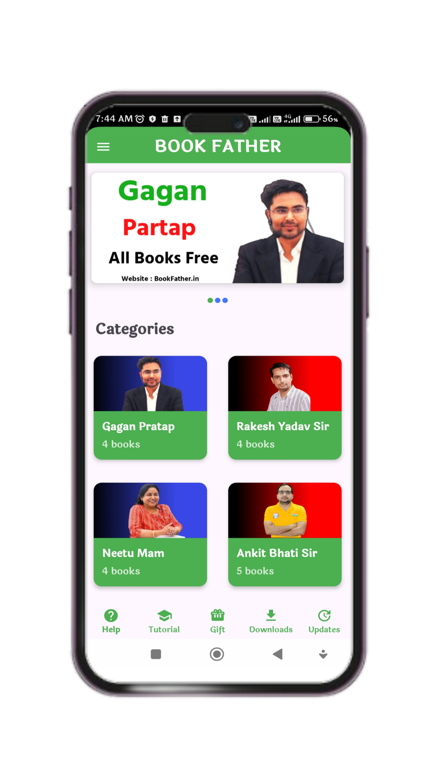 Book Father - No Cost Govt Exam Preparation Book | Indus Appstore | Screenshot