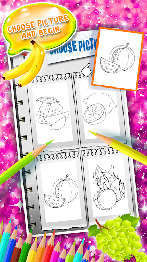 Fruits Coloring Book | Indus Appstore | Screenshot