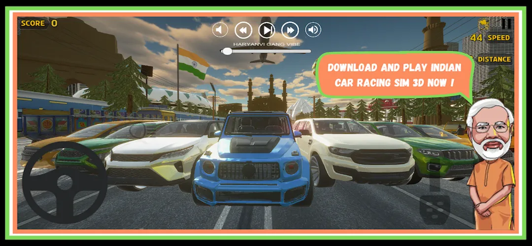 Indian Cars Simulator 3D game | Indus Appstore | Screenshot