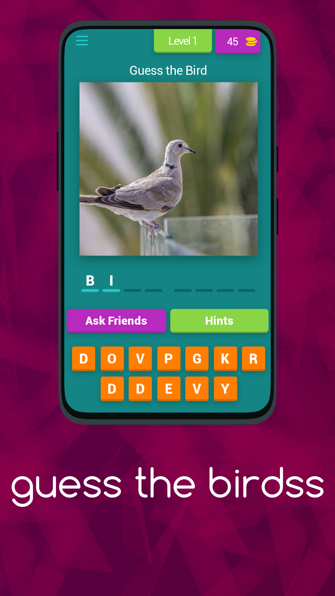 Birds Trivia Quiz Guess Birds | Indus Appstore | Screenshot