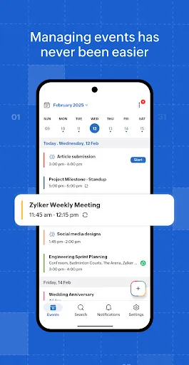 Zoho Calendar | Indus Appstore | Screenshot