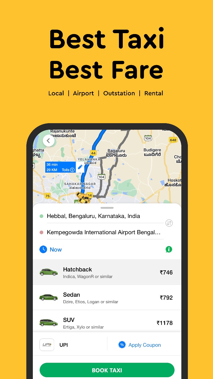 Quick Ride- Cab Taxi & Carpool | Indus Appstore | Screenshot