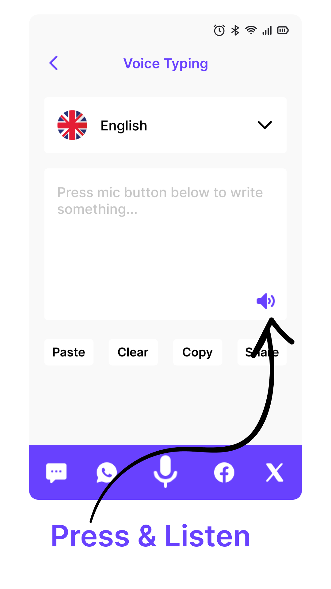 Voice Typing  All languages | Indus Appstore | Screenshot