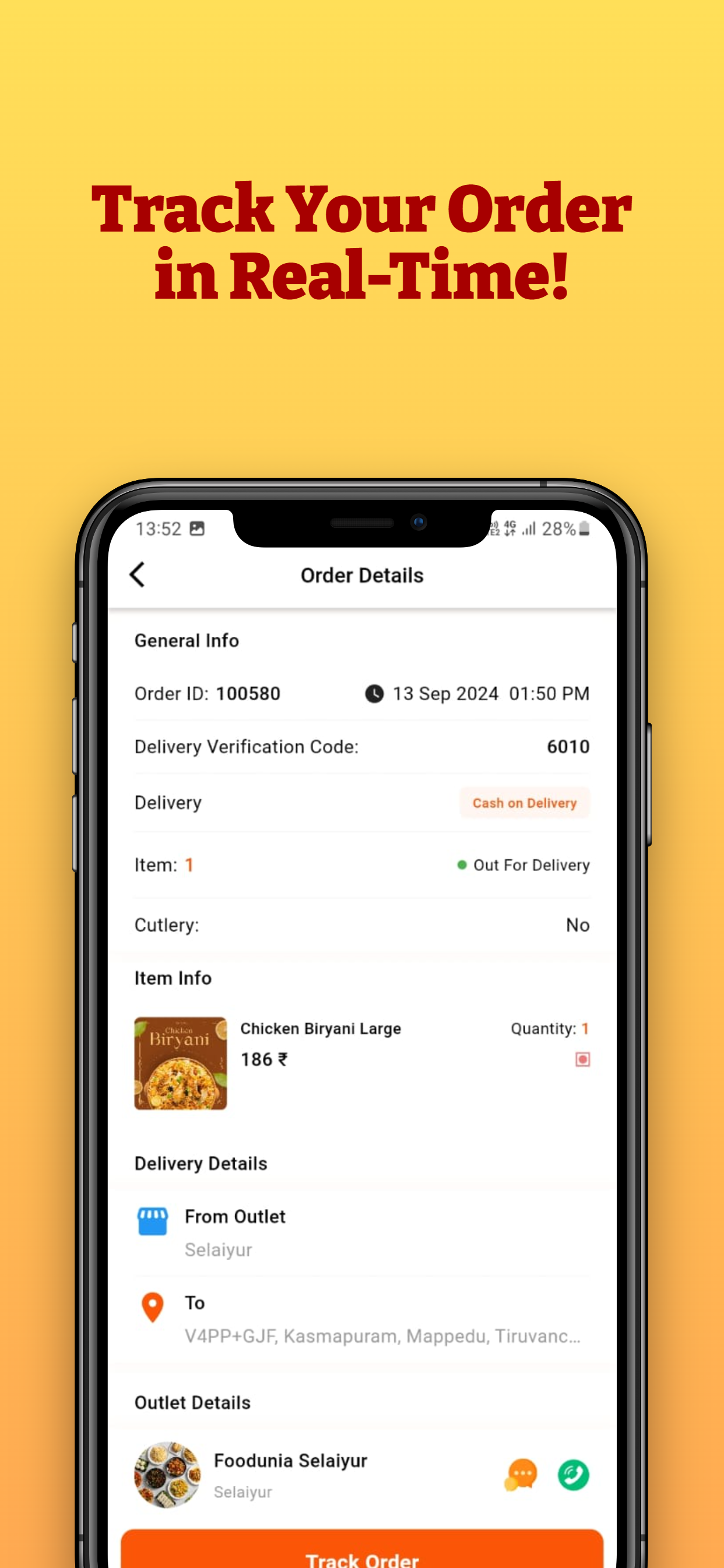 Foodunia: Food Delivery & Takeaway | Indus Appstore | Screenshot