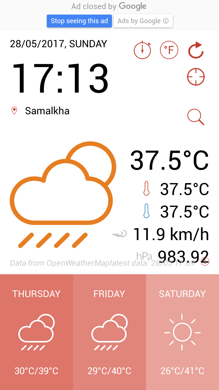 Live Weather Report | Indus Appstore | Screenshot