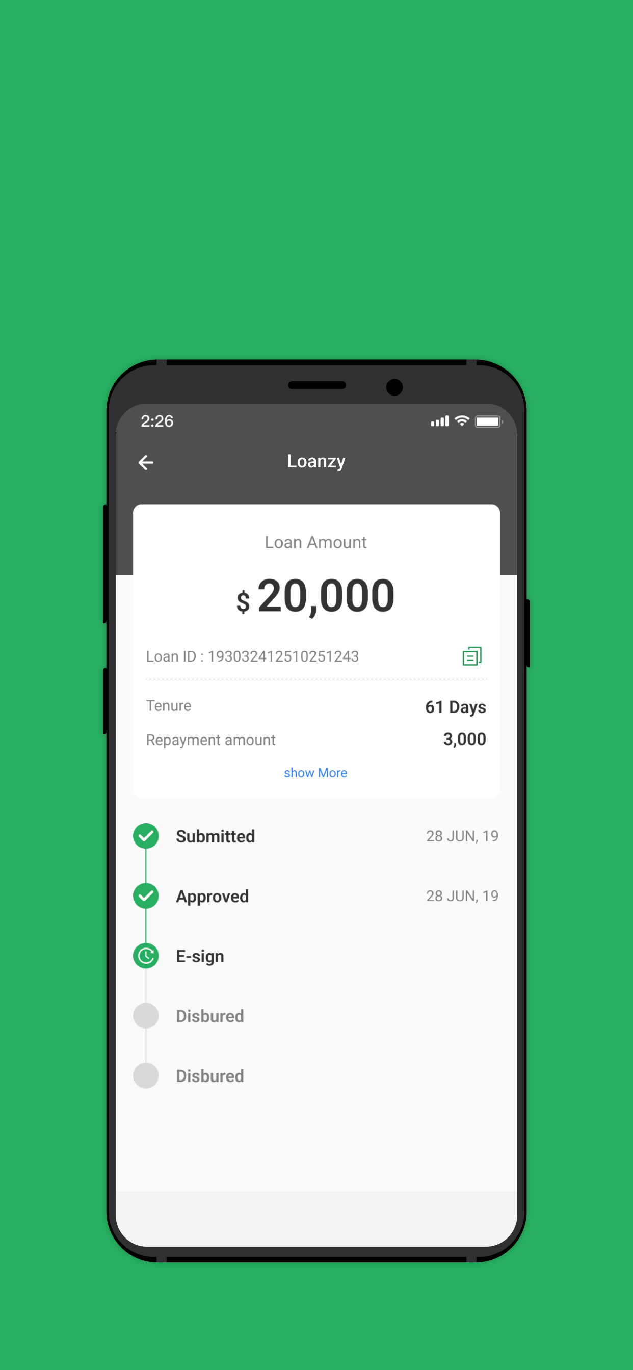 Loanzy | Indus Appstore | Screenshot