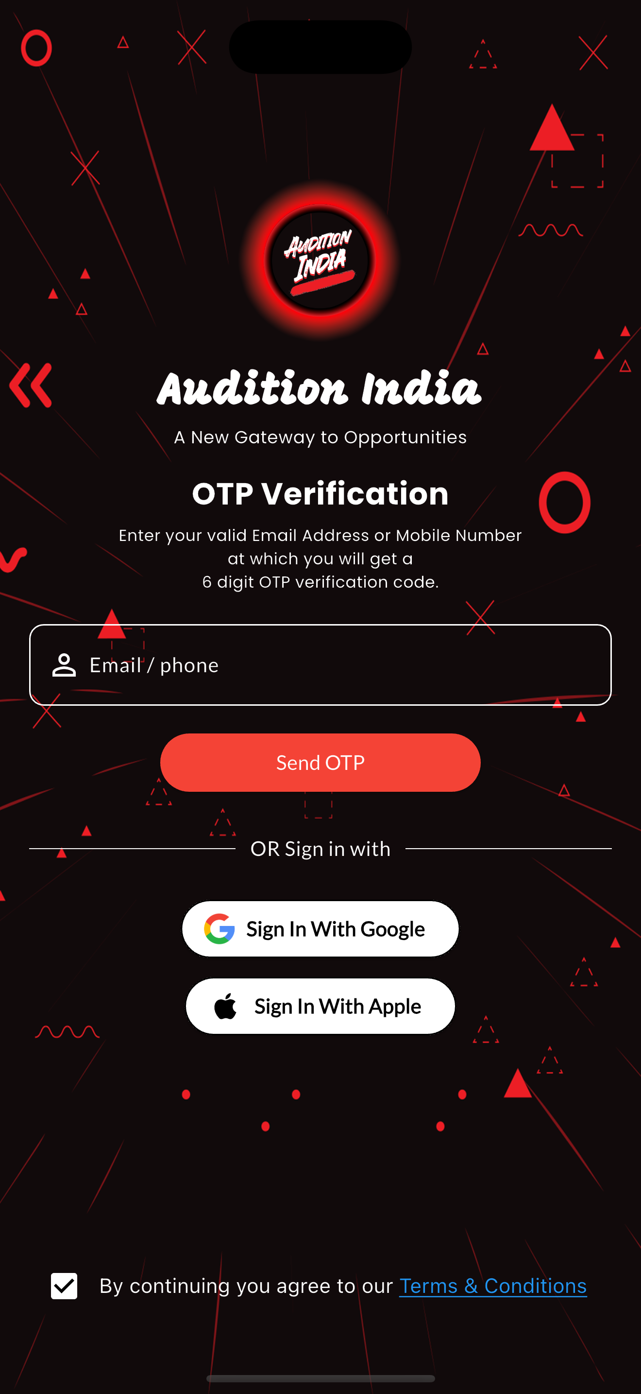 Audition India | Indus Appstore | Screenshot