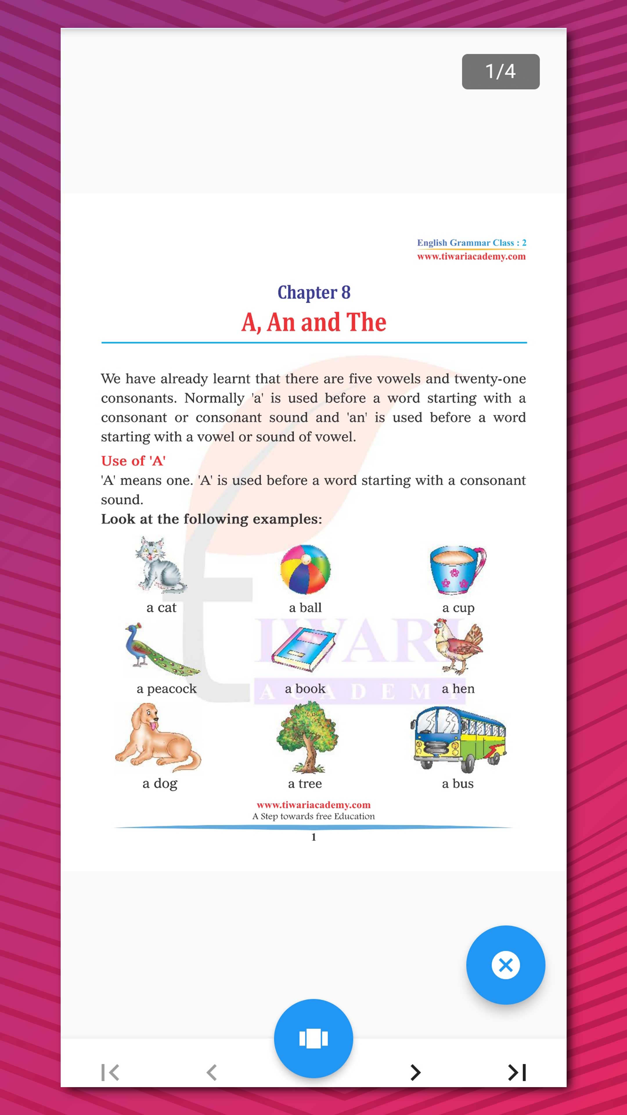 Class 2 English Grammar Book | Indus Appstore | Screenshot