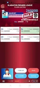 Super Player Auction | Indus Appstore | Screenshot