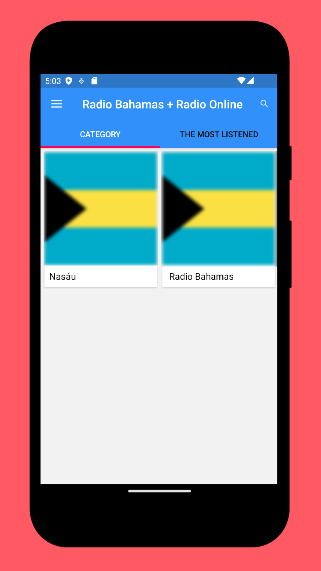 Radio Bahamas + Radio Online | Indus Appstore | Screenshot