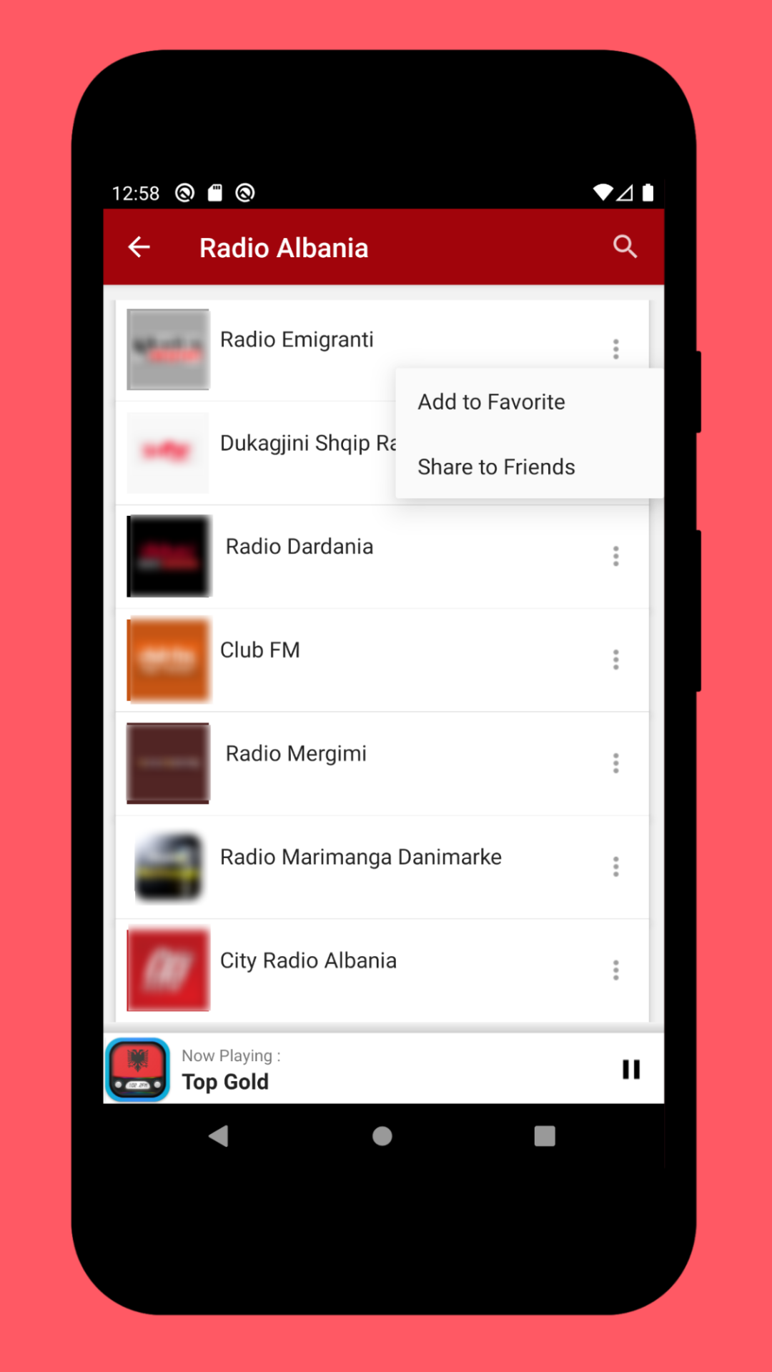 Radio Albania: FM Radio Online | Indus Appstore | Screenshot