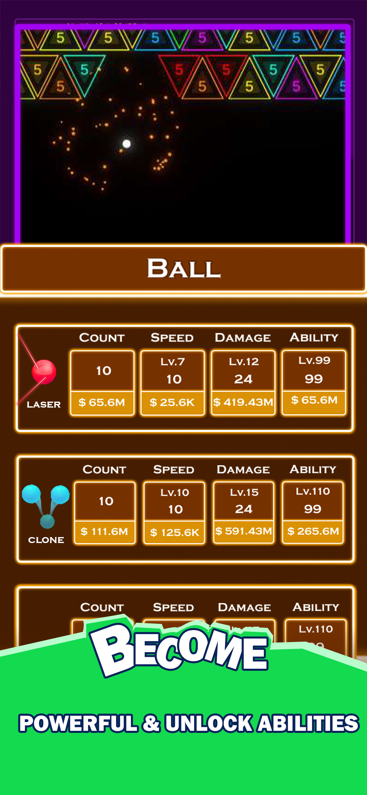 Idle Brick Buster: Ball & Coin | Indus Appstore | Screenshot