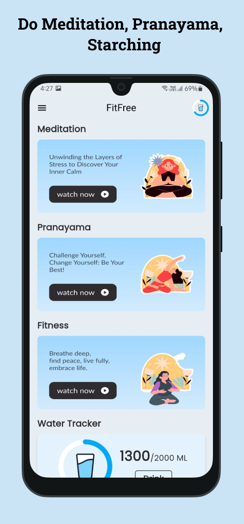 Fit Free: Meditation & Yoga App | Indus Appstore | Screenshot