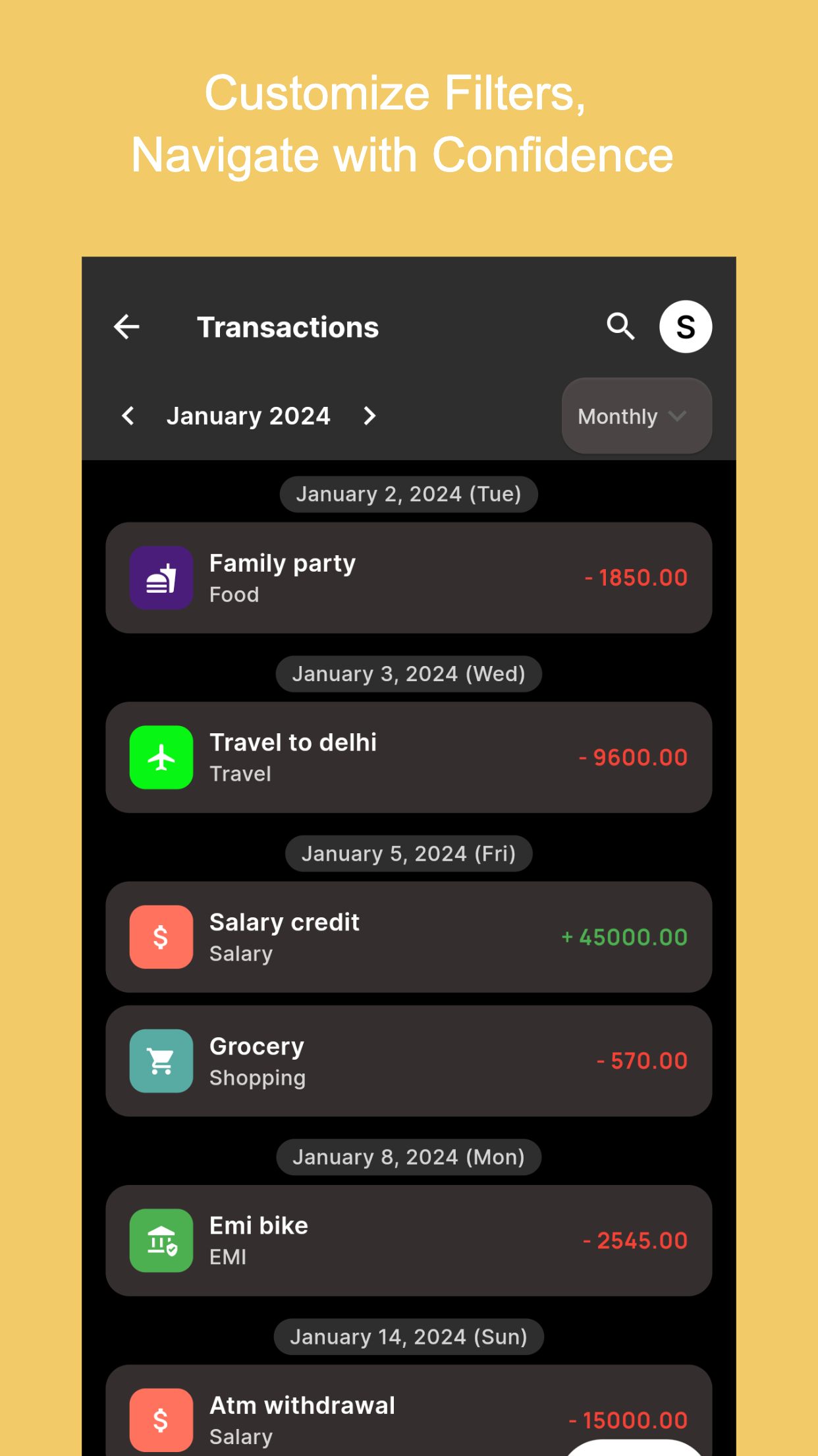 Khorcha -expense manager | Indus Appstore | Screenshot