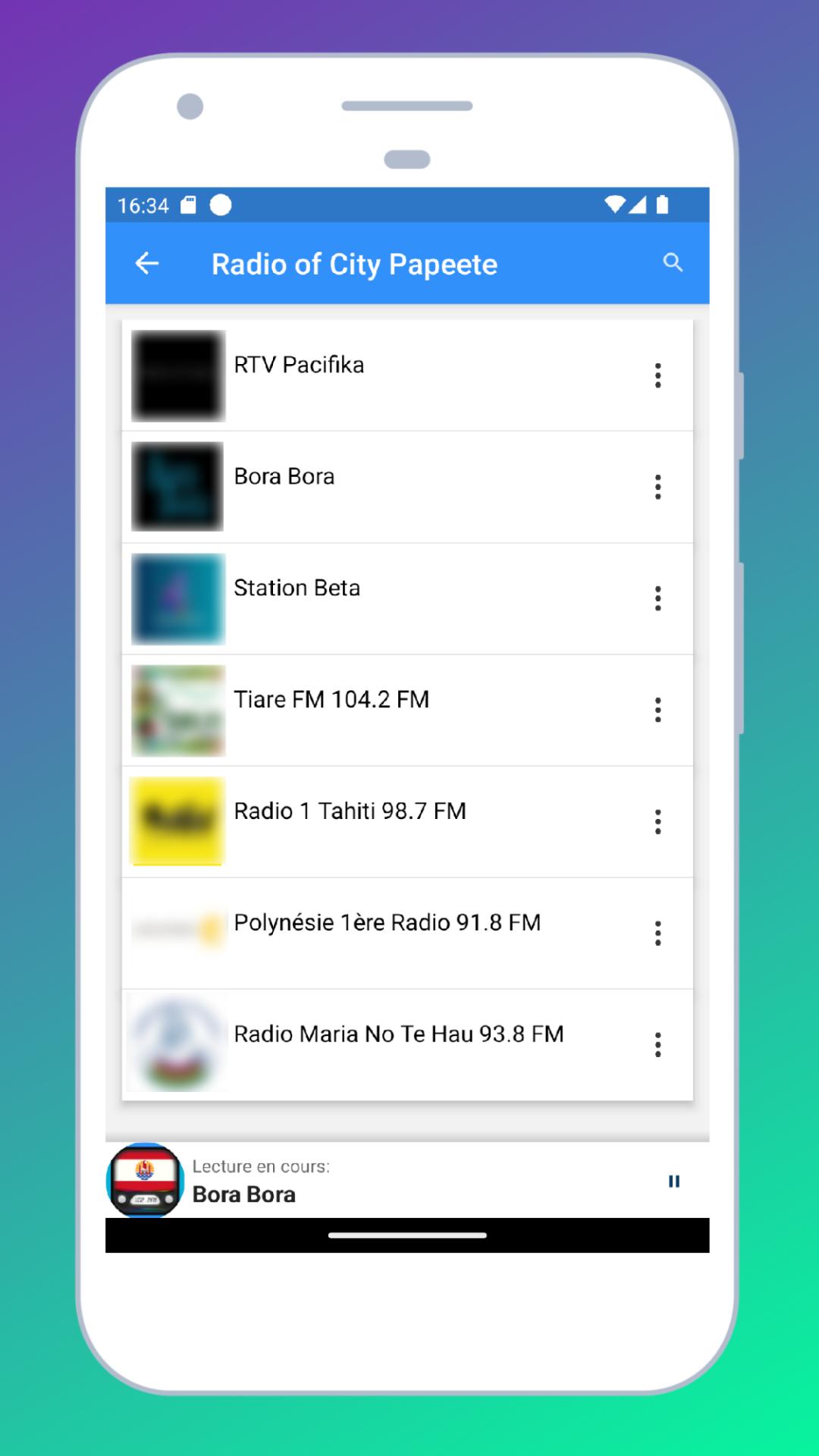 Radio French Polynesia FM / AM | Indus Appstore | Screenshot