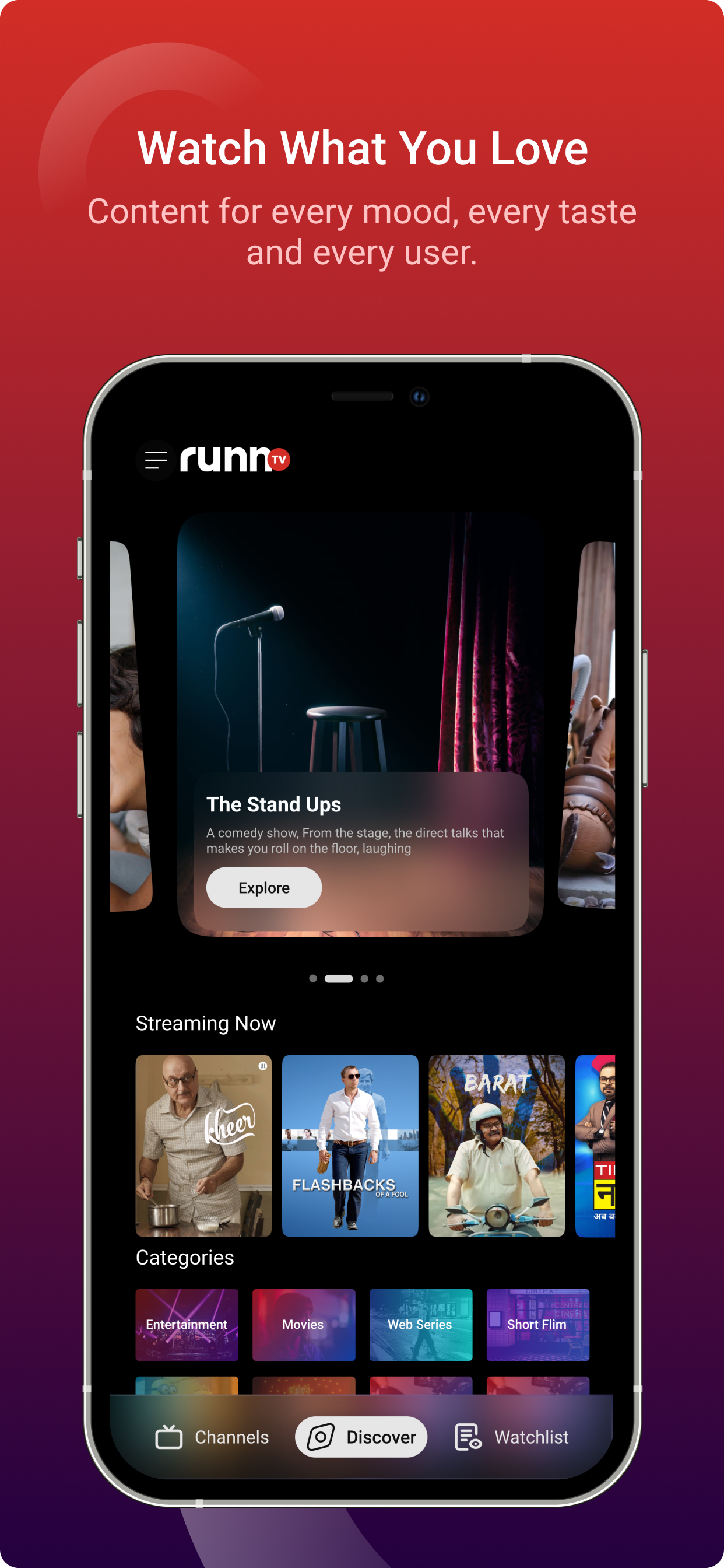 RunnTV - Movies, Short Films, Music & More | Indus Appstore | Screenshot