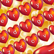 Glitter Heart Keyboards | Indus Appstore | App Icon