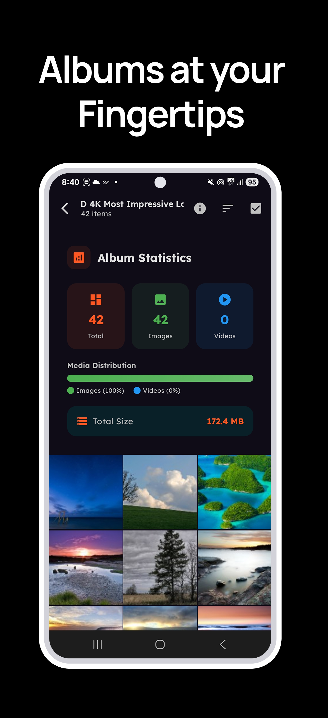 Liquid Gallery : Fast Ad Free Gallery | Indus Appstore | Screenshot