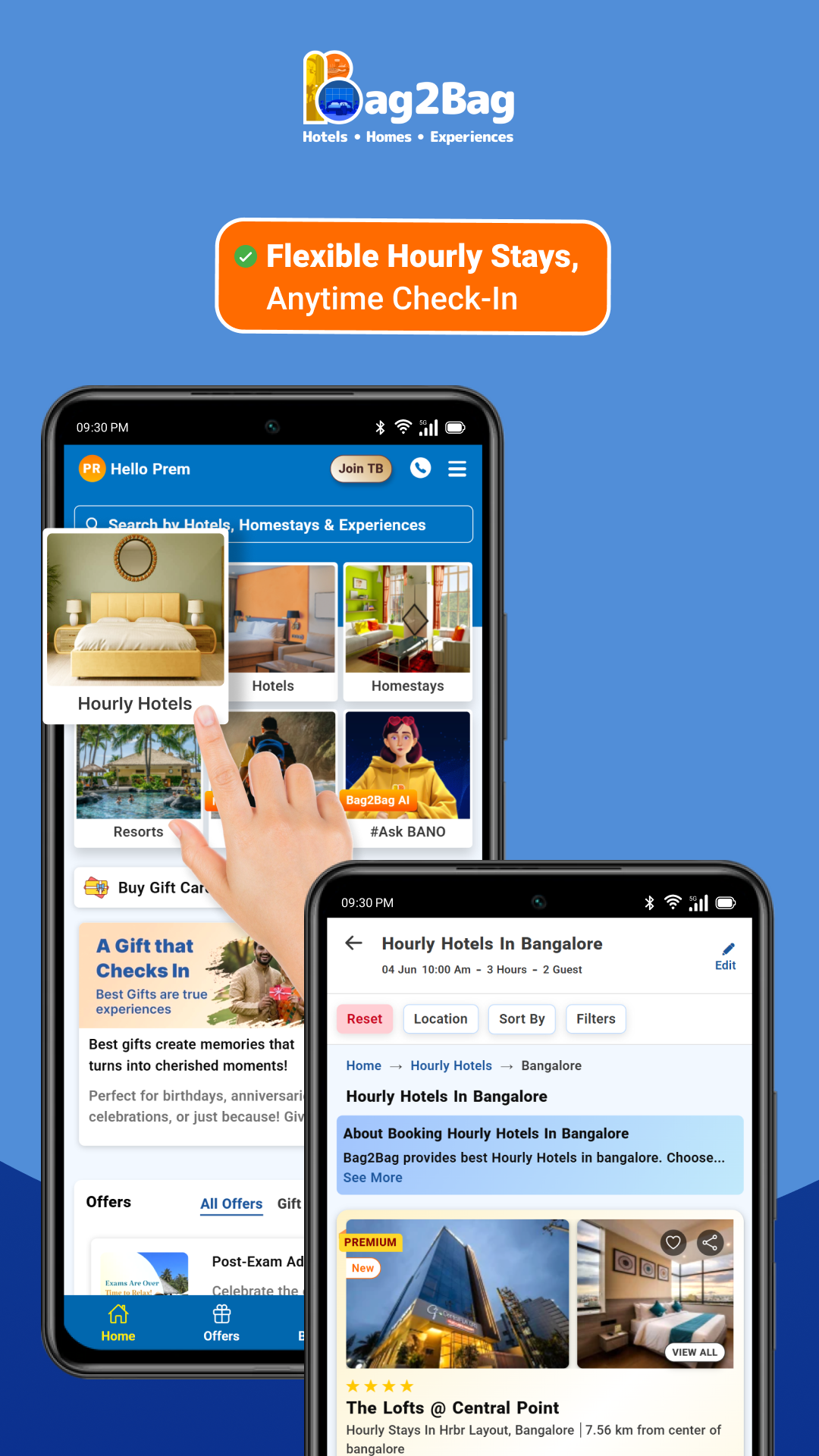 Bag2Bag Hotels, Homes, Resorts | Indus Appstore | Screenshot