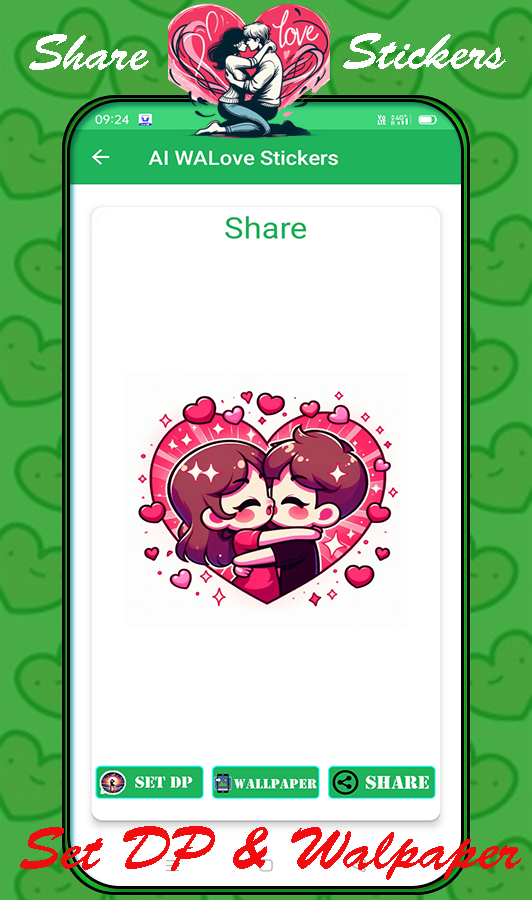 Ai WA Love Stickers | Indus Appstore | Screenshot